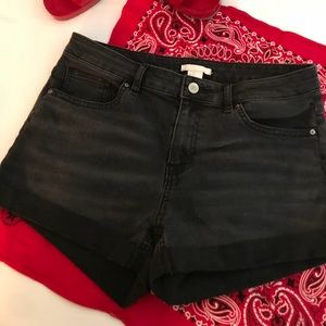 H&M black denim jeans